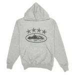 Corteiz 4Starz Alcatraz Hoodie Grau