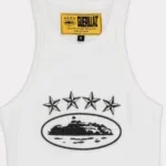 Corteiz 4Starz Alcatraz Tanktop Weiß Damen