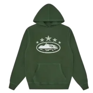 Corteiz 5 Starz Alcatraz Hoodie Grün