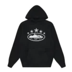 Corteiz 5 Starz Alcatraz Hoodie Schwarz