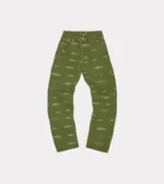 Corteiz Alcatraz Pattern Khaki Tracksuit