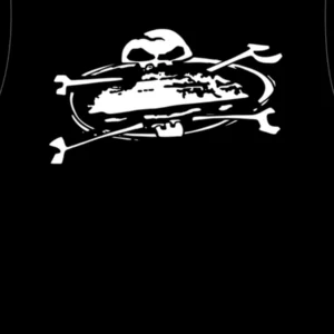 Corteiz Alcatraz Totenkopf T-Shirt Schwarz
