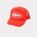 Corteiz Alcatraz Trucker Hat Rot