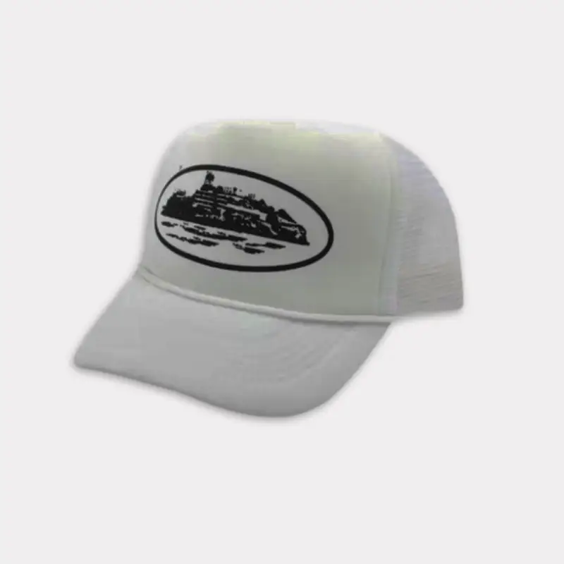 Corteiz-Alcatraz-Trucker-Mutze-Weis (2) Corteiz Alcatraz Trucker-Mütze, Weiß