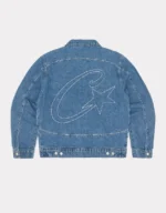 Corteiz C-Star Denim Trucker Jacket Blau