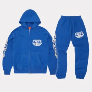 Corteiz Gasolina Tracksuit Königs Blau