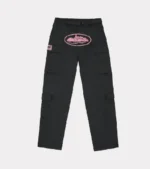 Corteiz Guerillaz Cargohose Schwarz/Rosa