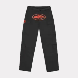 Corteiz Guerillaz Cargos Schwarz/Rot