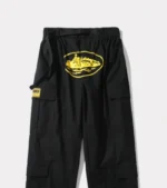 Corteiz Purp Guerillaz Cargos Schwarz/Gelb