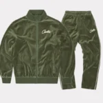 Corteiz VVS Samt Tracksuit Grün