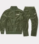 Corteiz VVS Samt Tracksuit Grün