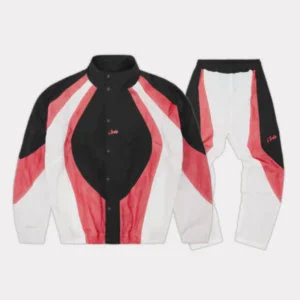 Corteiz Vertigo Shuku Tracksuit Schwarz/Rot