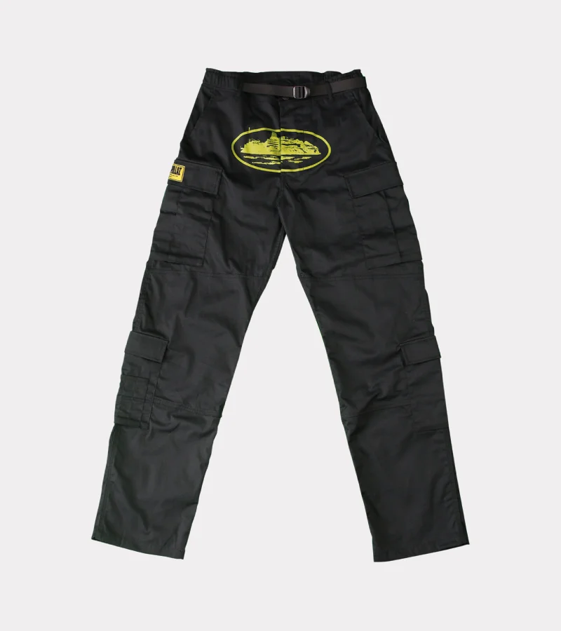 Corteiz Yella Guerilaz Cargo Schwarz/Gelb