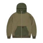 GUERILLAZ RIPSTOP ZIP HOODIE [OLIVE]