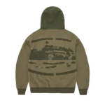 GUERILLAZ RIPSTOP ZIP HOODIE [OLIVE]