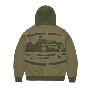 GUERILLAZ RIPSTOP ZIP HOODIE [OLIVE]