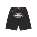 ISLAND BAGGY DENIM SHORT [SCHWARZ]